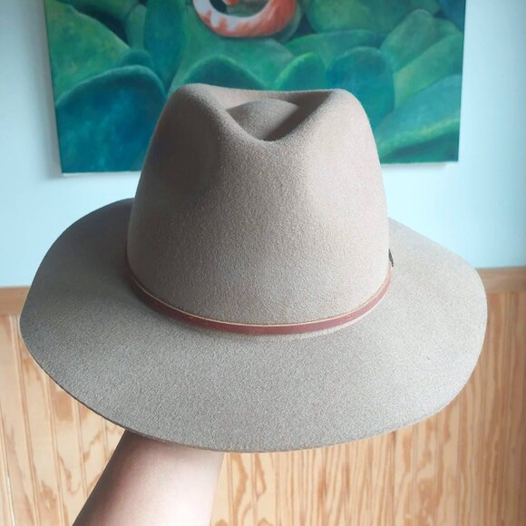 Brixton Wesley Fedora Hat 100% wool Medium size - Picture 1 of 6